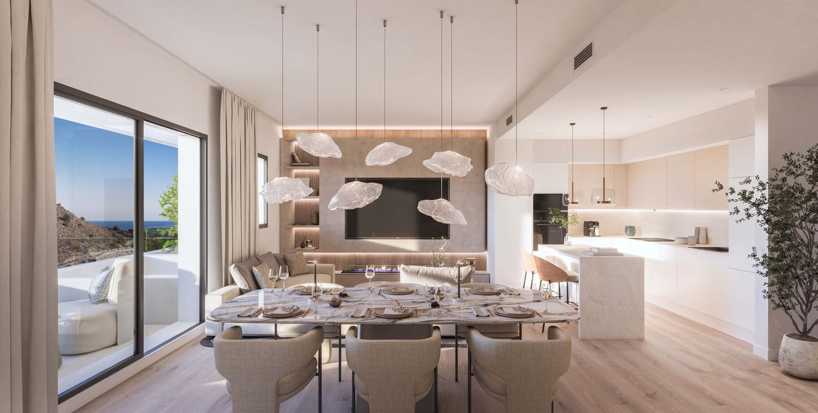 1 makuuhuone Huoneisto myytävänä paikassa La Villajoyosa / Vila Joiosa mukana uima-altaan 
autotalli - 390 000 € (Ref: 9467241)