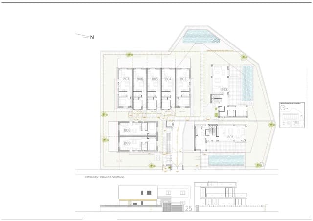 3 Zimmer Haus zu verkaufen in Los Almendros (Orihuela Costa), Orihuela mit Pool - 310.000 € (Ref: 9505264)