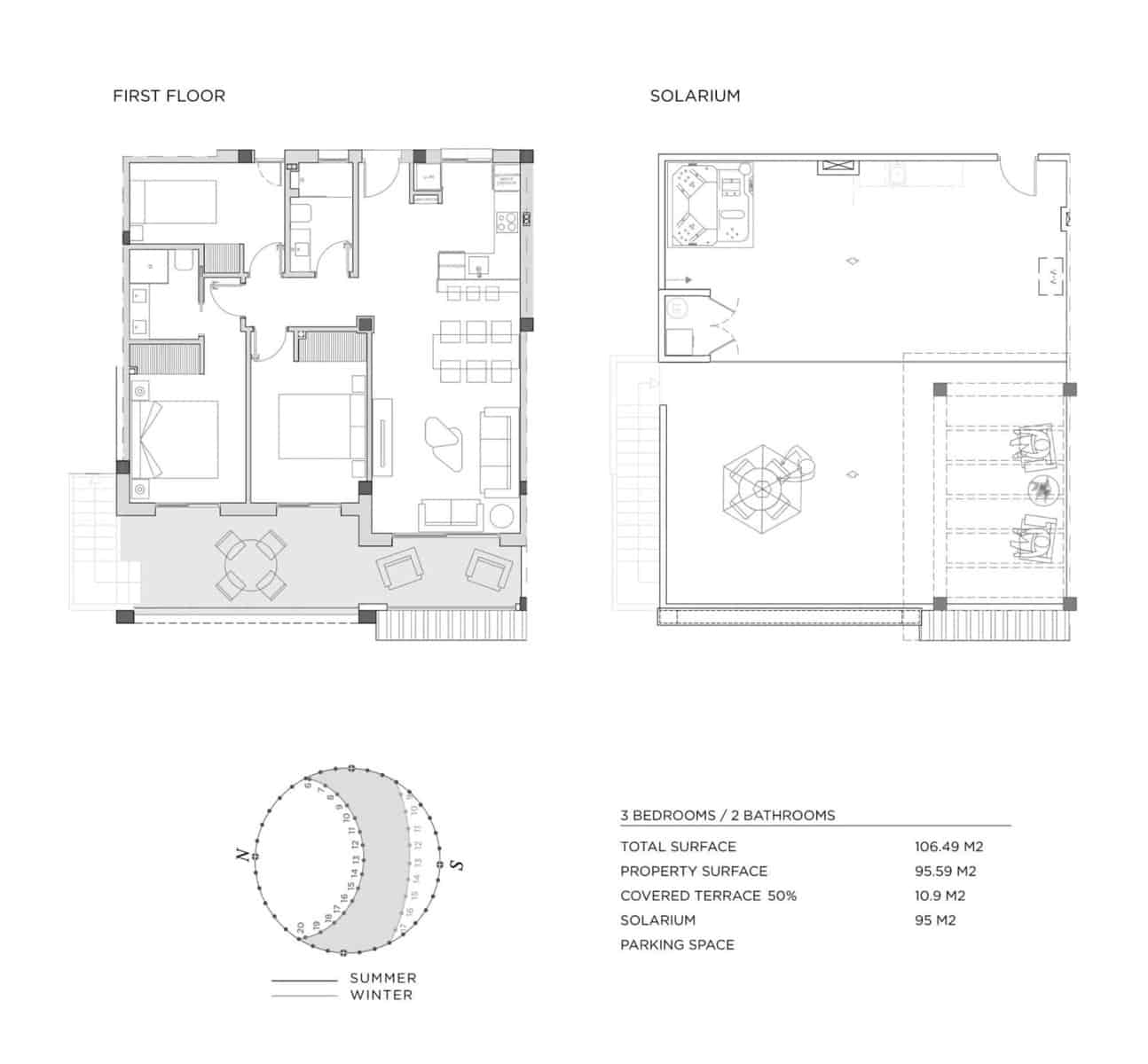 3 sypialnia Penthouse na sprzedaż w Rojales z basenem - 414 000 € (Ref: 9505554)