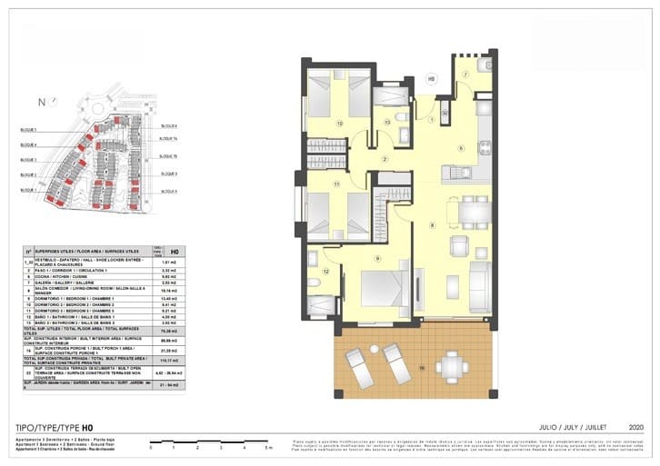 2 soveværelse Penthouse til salg i Pulpi med swimmingpool garage - € 209.000 (Ref: 9557341)