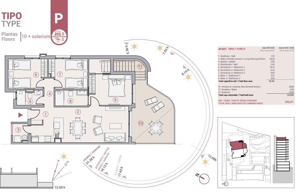 3 camera da letto Appartamento in vendita in Calpe / Calp con piscina garage - 479.000 € (Rif: 9588392)