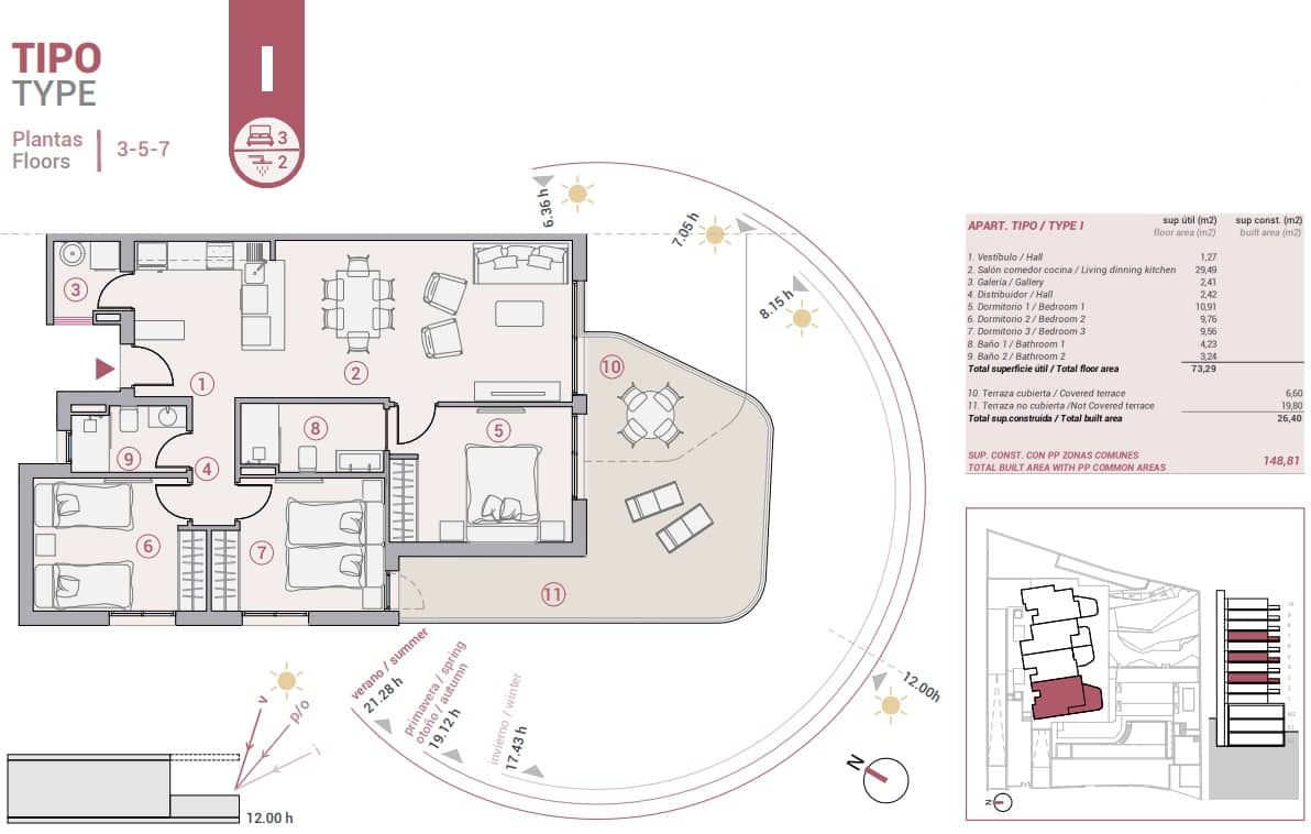 3 camera da letto Appartamento in vendita in Calpe / Calp con piscina garage - 479.000 € (Rif: 9588392)