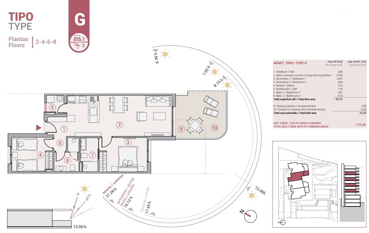3 camera da letto Appartamento in vendita in Calpe / Calp con piscina garage - 479.000 € (Rif: 9588392)