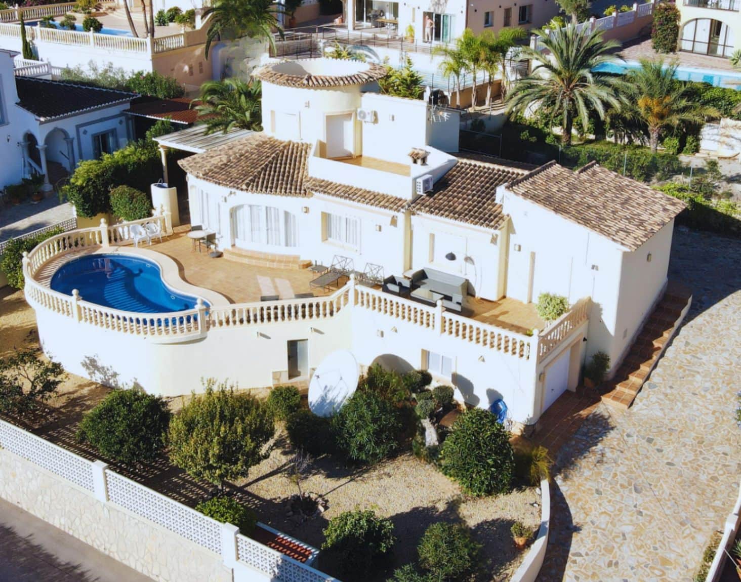 3 Zimmer Villa zu verkaufen in Calpe / Calp mit Pool Garage - 685.000 € (Ref: 9589291)