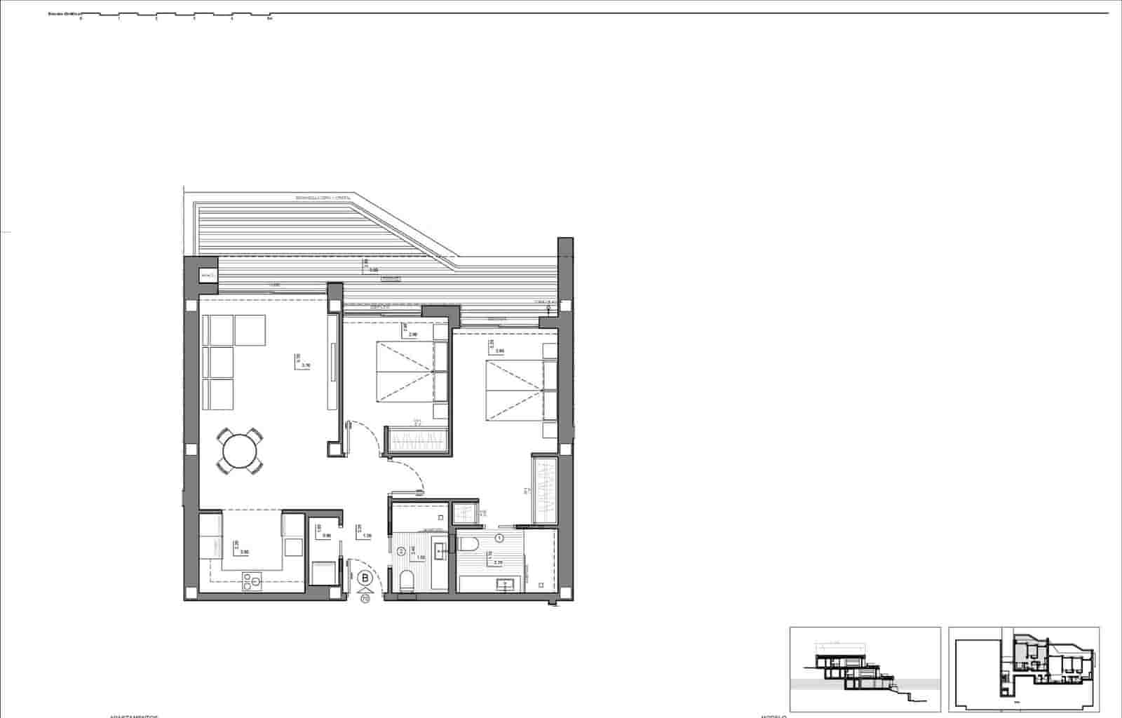 2 sypialnia Apartament na sprzedaż w Benitachell / Benitatxell z basenem - 375 000 € (Ref: 9666095)