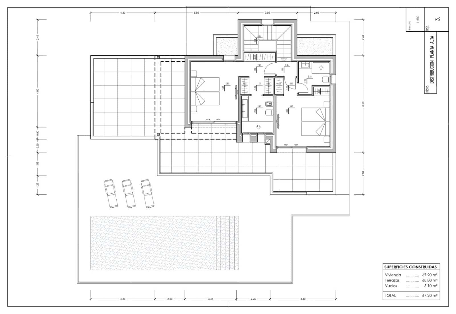 3 makuuhuone Huvila myytävänä paikassa Calpe / Calp mukana uima-altaan - 1 135 000 € (Ref: 9679571)