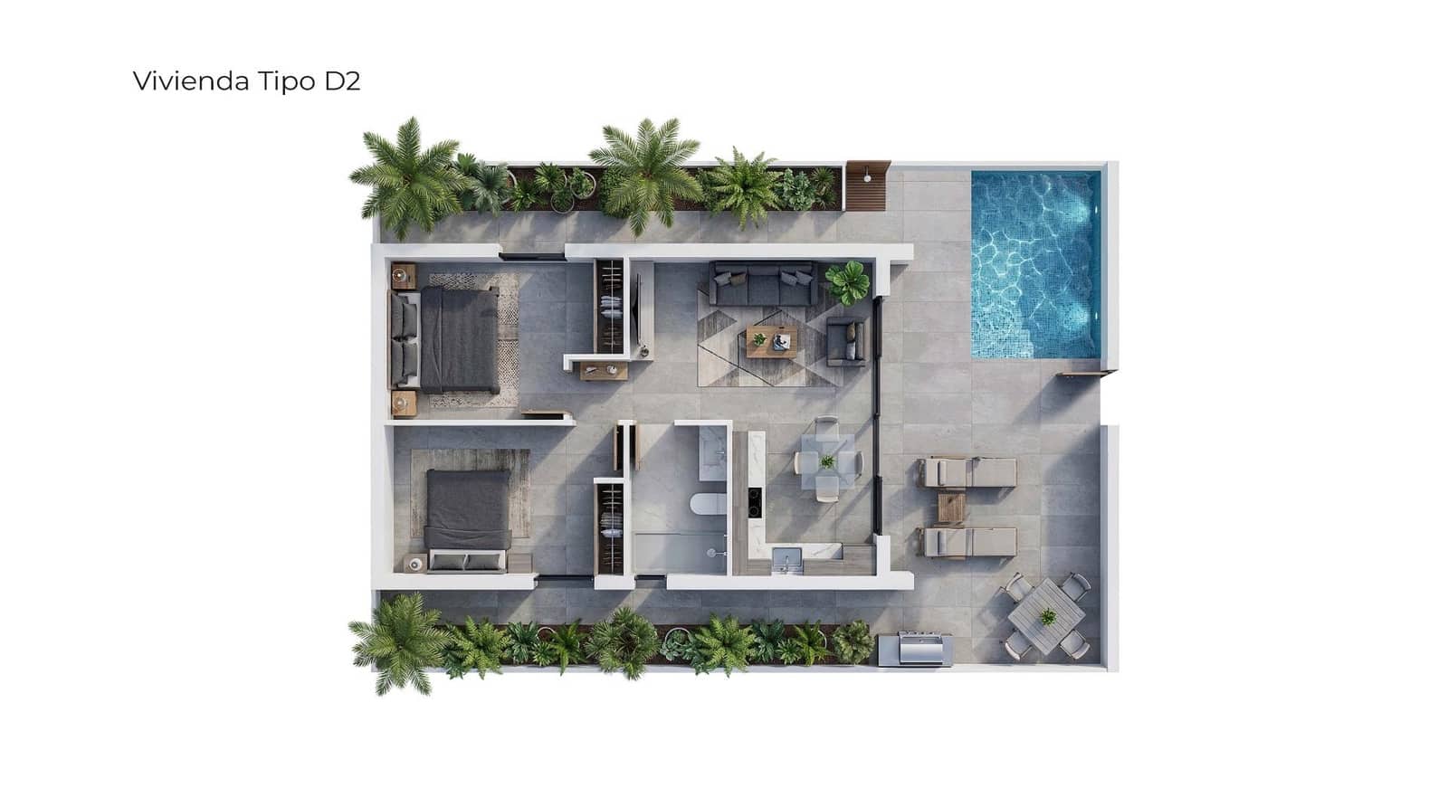 Casa de 2 habitaciones en Vera en venta con piscina - 370.000 € (Ref: 9798897)