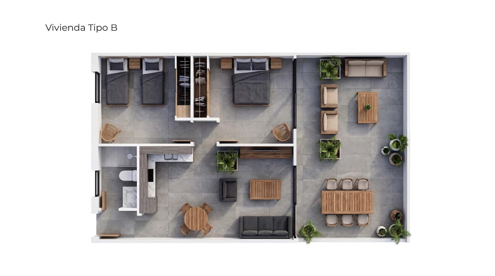 Apartamento de 2 habitaciones en Vera en venta con piscina - 280.000 € (Ref: 9798899)