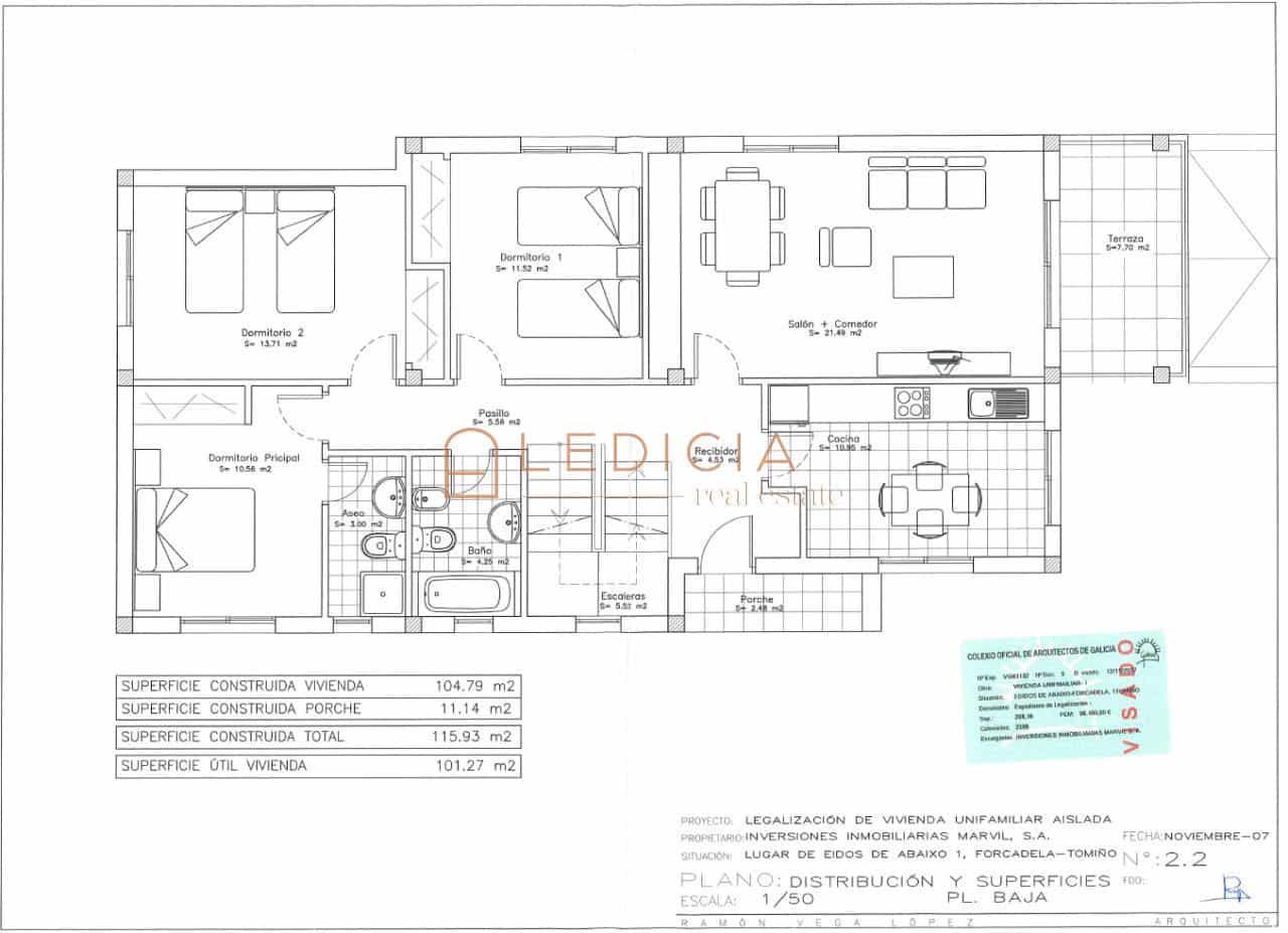 3 makuuhuone Huvila myytävänä paikassa Tomino mukana uima-altaan 
autotalli - 310 000 € (Ref: 9801381)