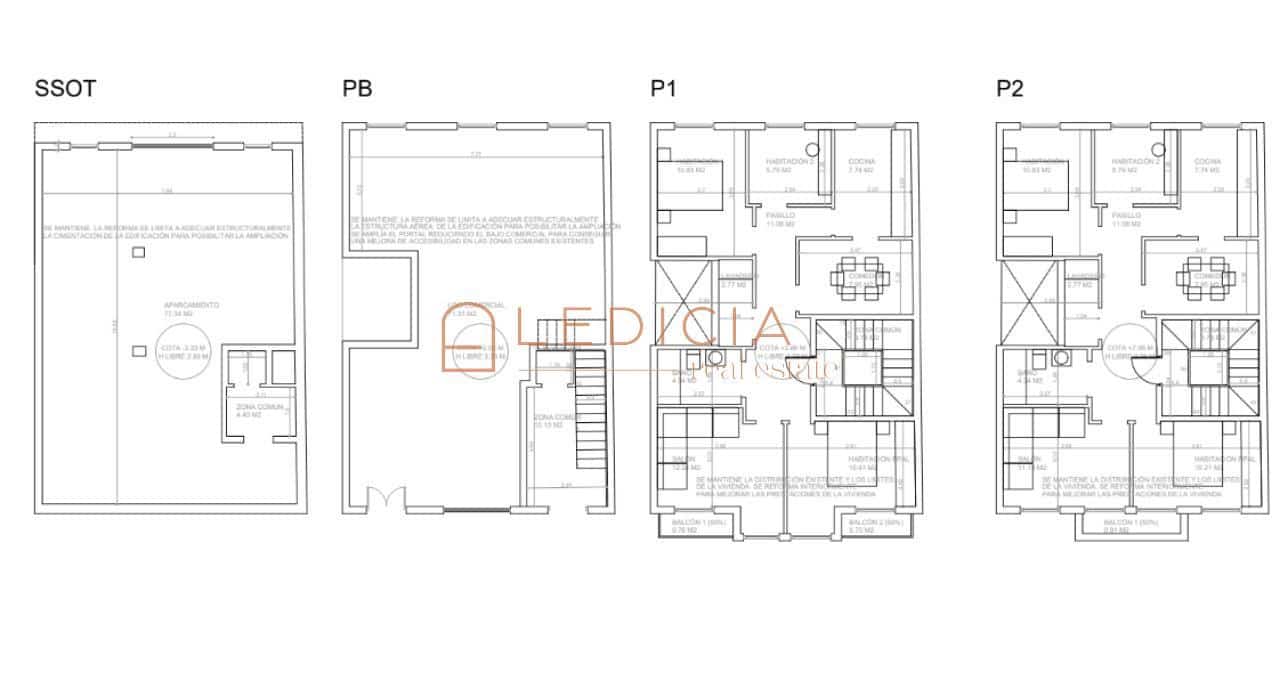 10 camera da letto Casa in vendita in Vigo con garage - 230.000 € (Rif: 9801387)