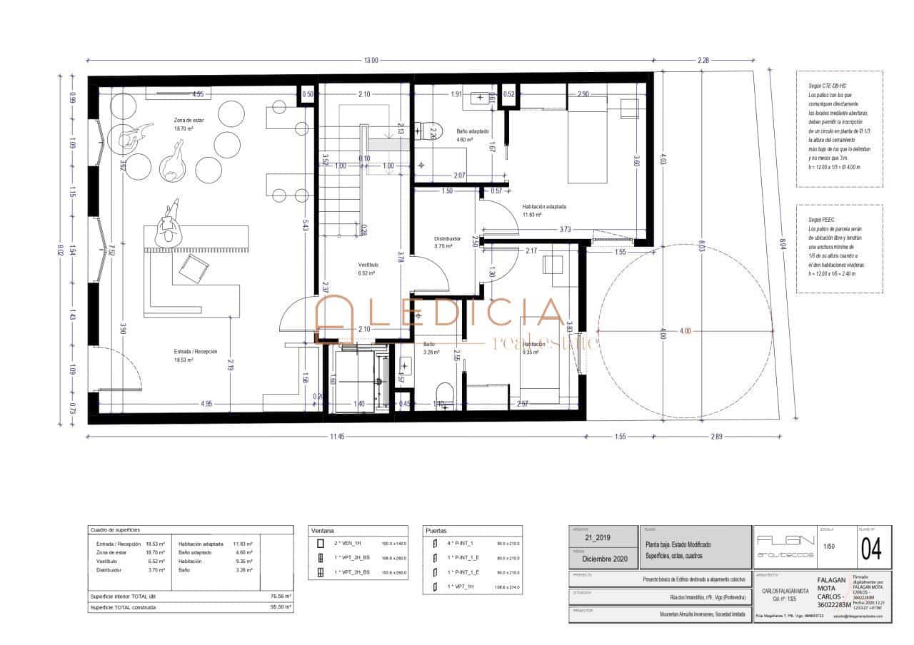 Casa de 18 habitaciones en Vigo en venta - 1.600.000 € (Ref: 9801391)
