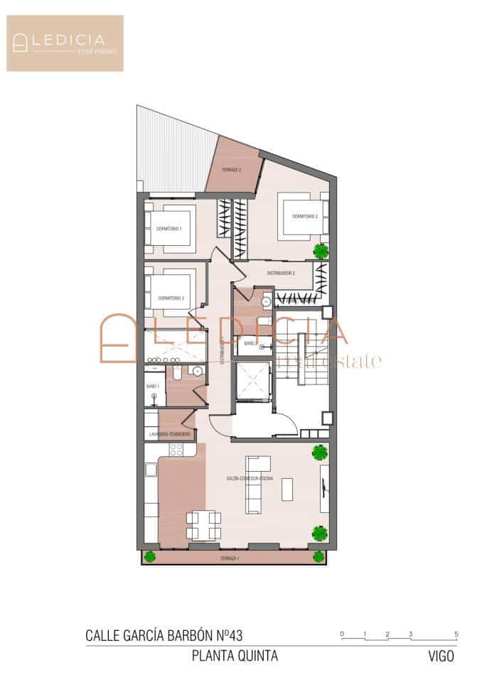Piso de 3 habitaciones en Vigo en venta - 550.000 € (Ref: 9906784)