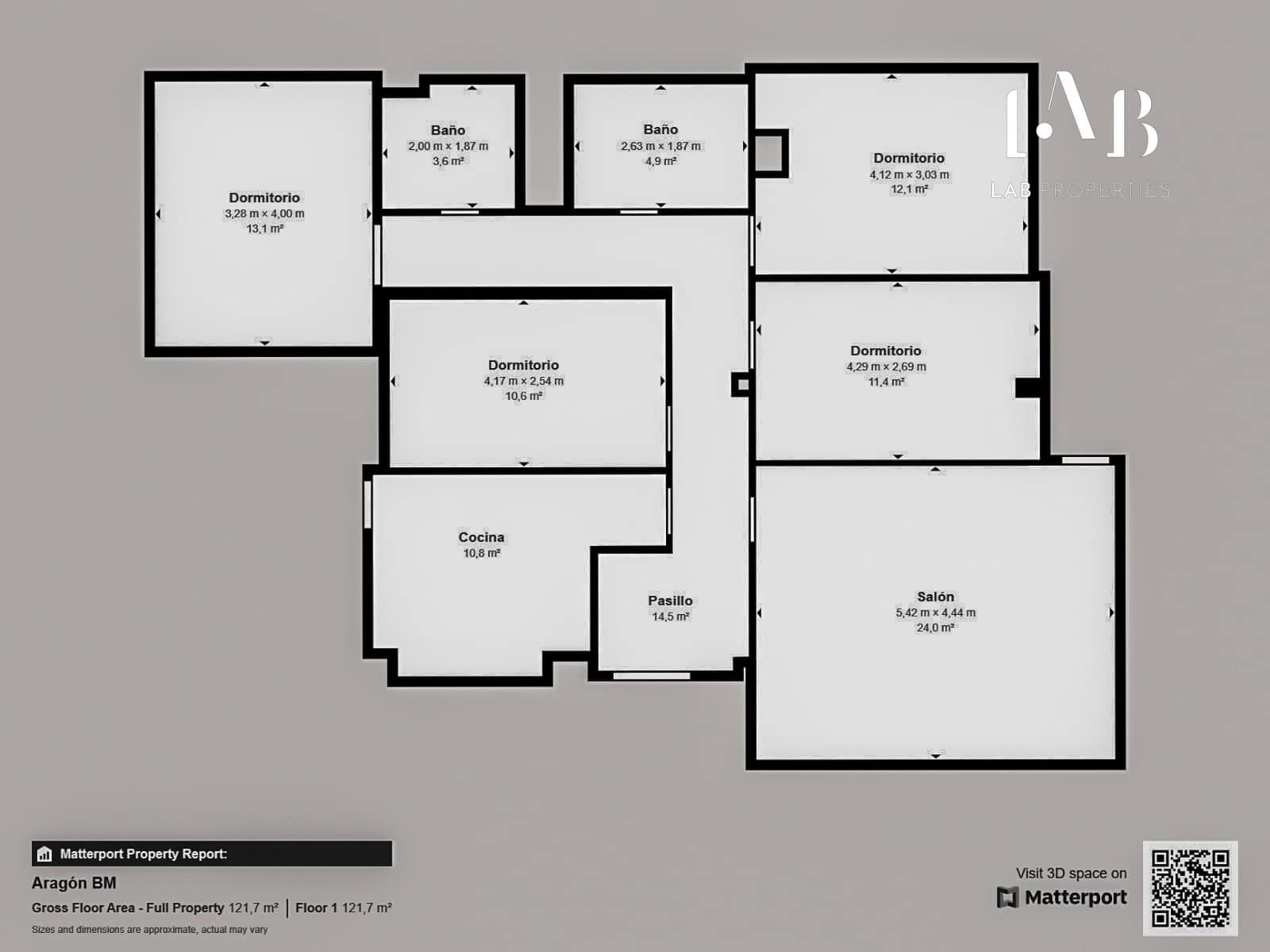 4 soveværelse Lejlighed til salg i Palma de Mallorca med garage - € 530.000 (Ref: 9124960)