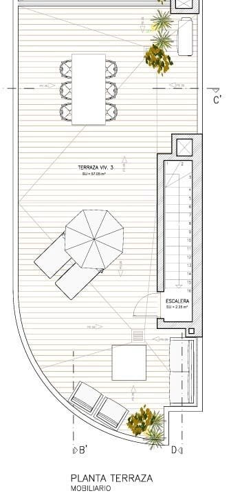 3 soverom Penthouse til salgs i Inca med garasje - € 405 000 (Ref: 9317815)