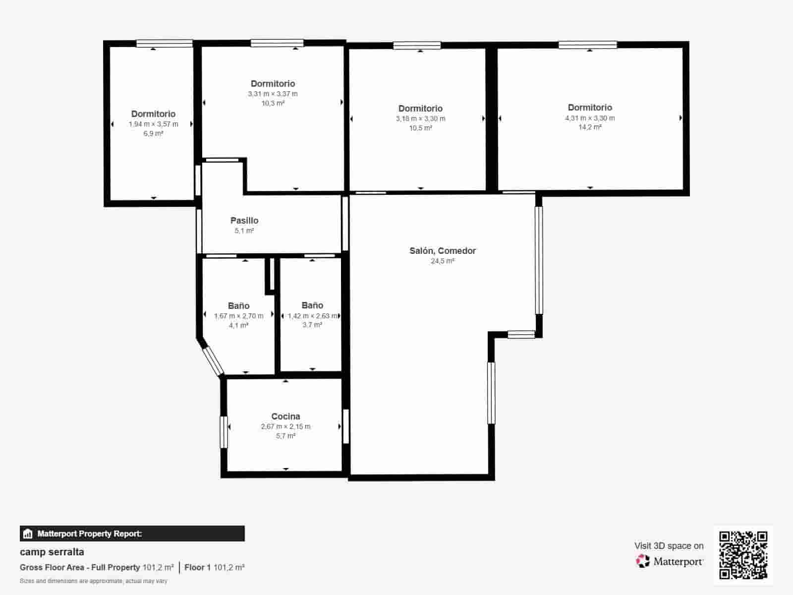 4 sovrum Lägenhet till salu i Palma de Mallorca - 488 000 € (Ref: 9378986)