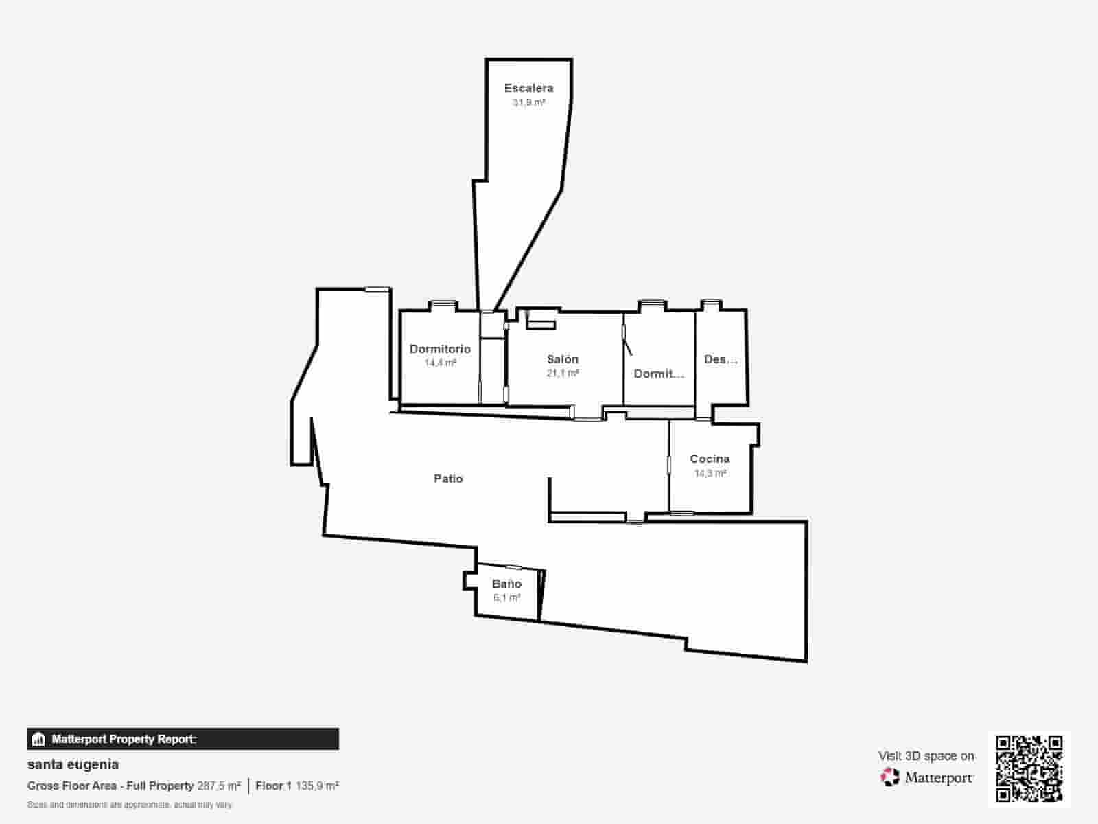 6 Zimmer Villa zu verkaufen in Santa Eugenia mit Garage - 799.000 € (Ref: 9446649)