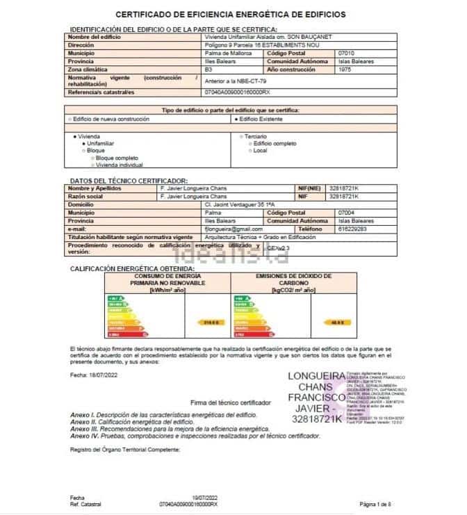 Finca/Casa Rural de 6 habitaciones en Palma de Mallorca en venta con garaje - 1.395.000 € (Ref: 9555811)