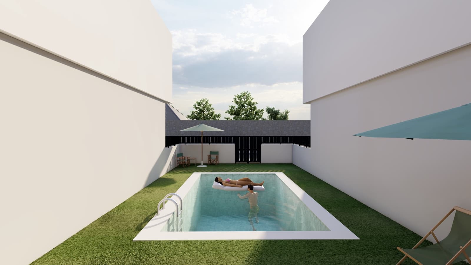 3 soveværelse Semi-Rækkehus til salg i Polop med swimmingpool garage - € 250.000 (Ref: 8185219)