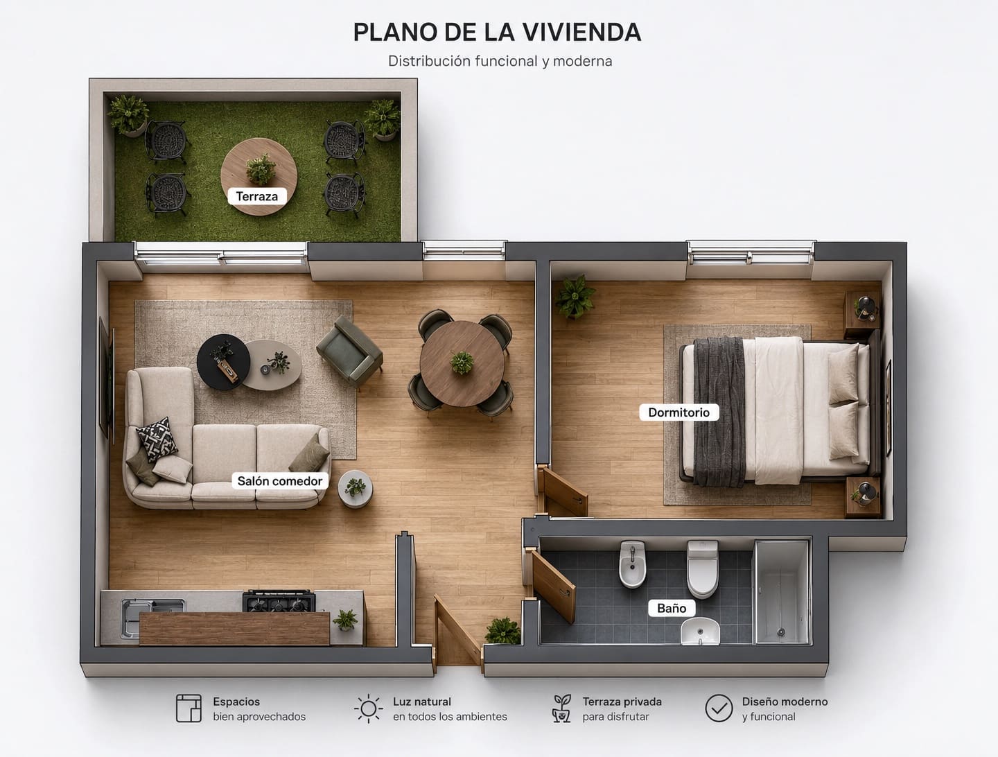 Ático de 2 habitaciones en Torrevieja en venta - 157.000 € (Ref: 9932245)