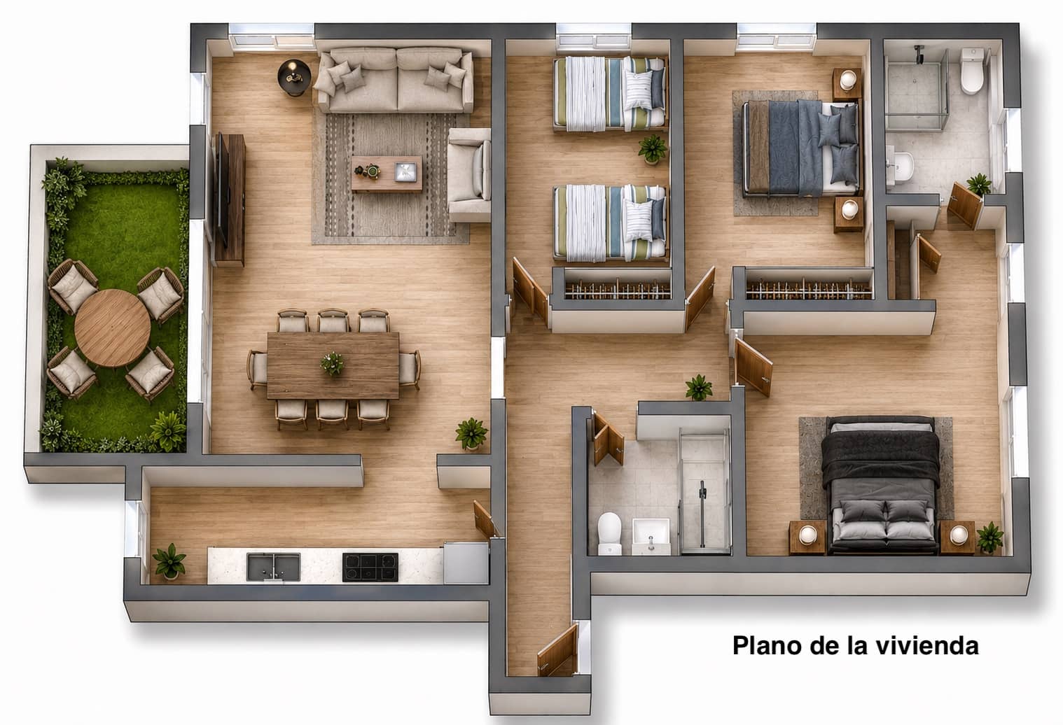 3 sypialnia Apartament na sprzedaż w Orihuela z basenem garażem - 229 900 € (Ref: 9996171)
