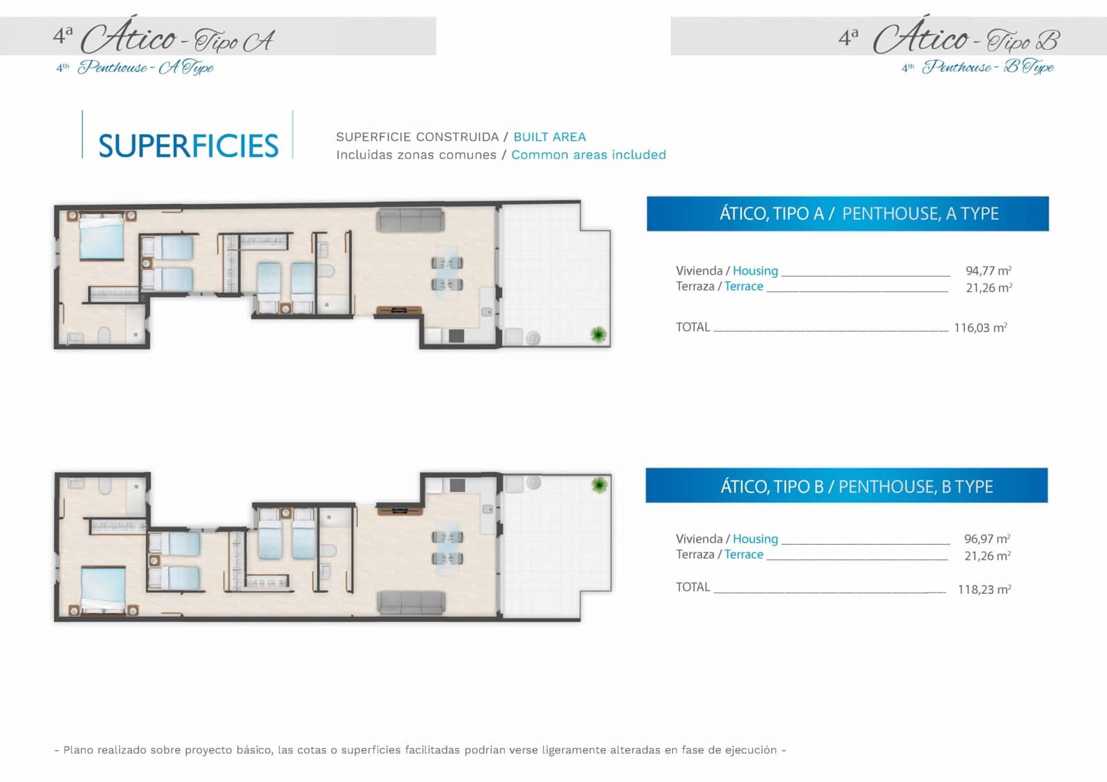 3 sovrum Takvåning till salu i Guardamar del Segura - 349 500 € (Ref: 9343288)
