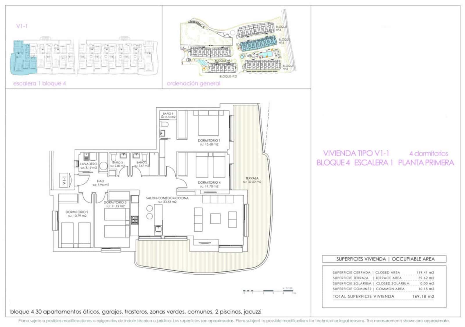 4 soveværelse Lejlighed til salg i Orihuela Costa med swimmingpool - € 499.000 (Ref: 9586449)