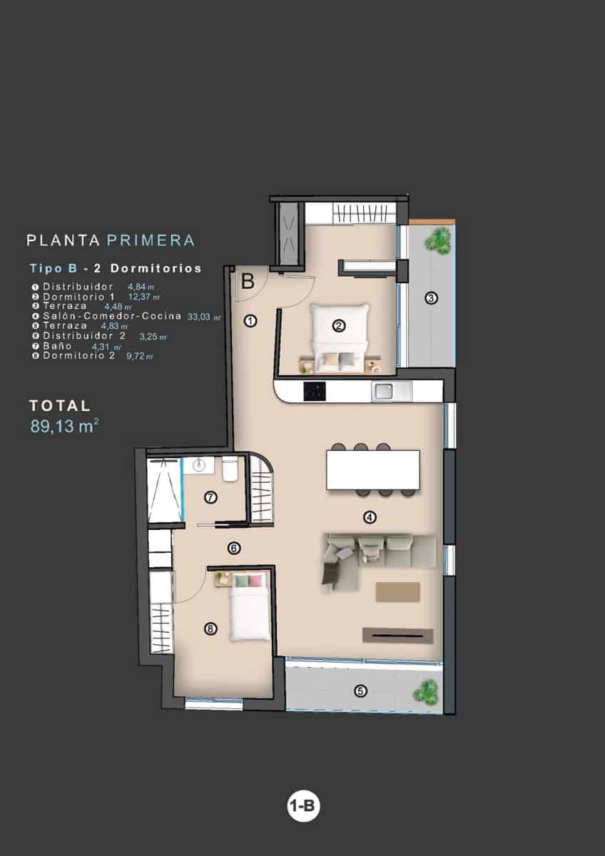 2 chambre Appartement à vendre à Torrevieja - 245 000 € (Ref: 9659379)