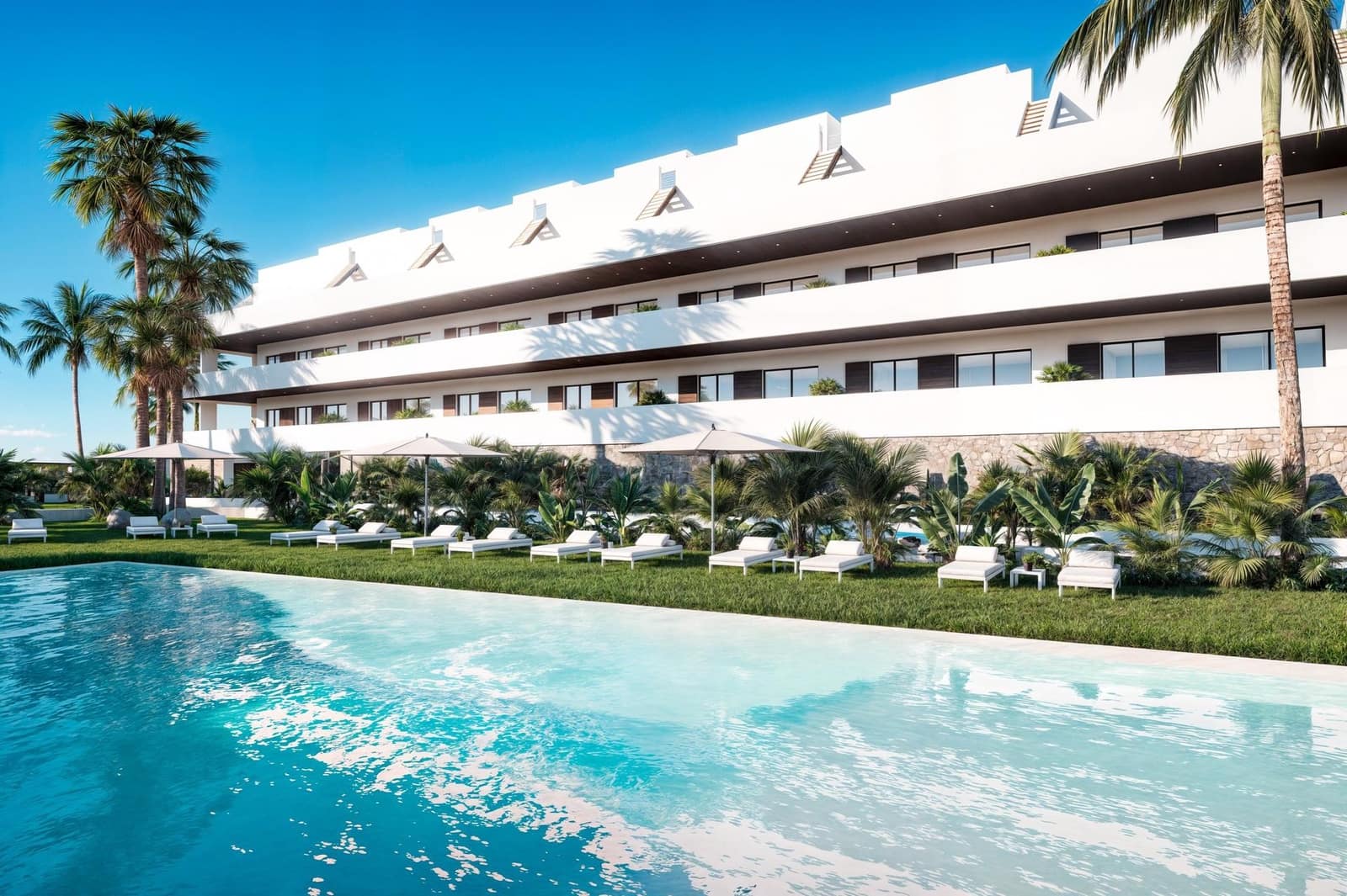 2 bedroom Apartment for sale in Finestrat with pool - € 279,900 (Ref: 9686374)