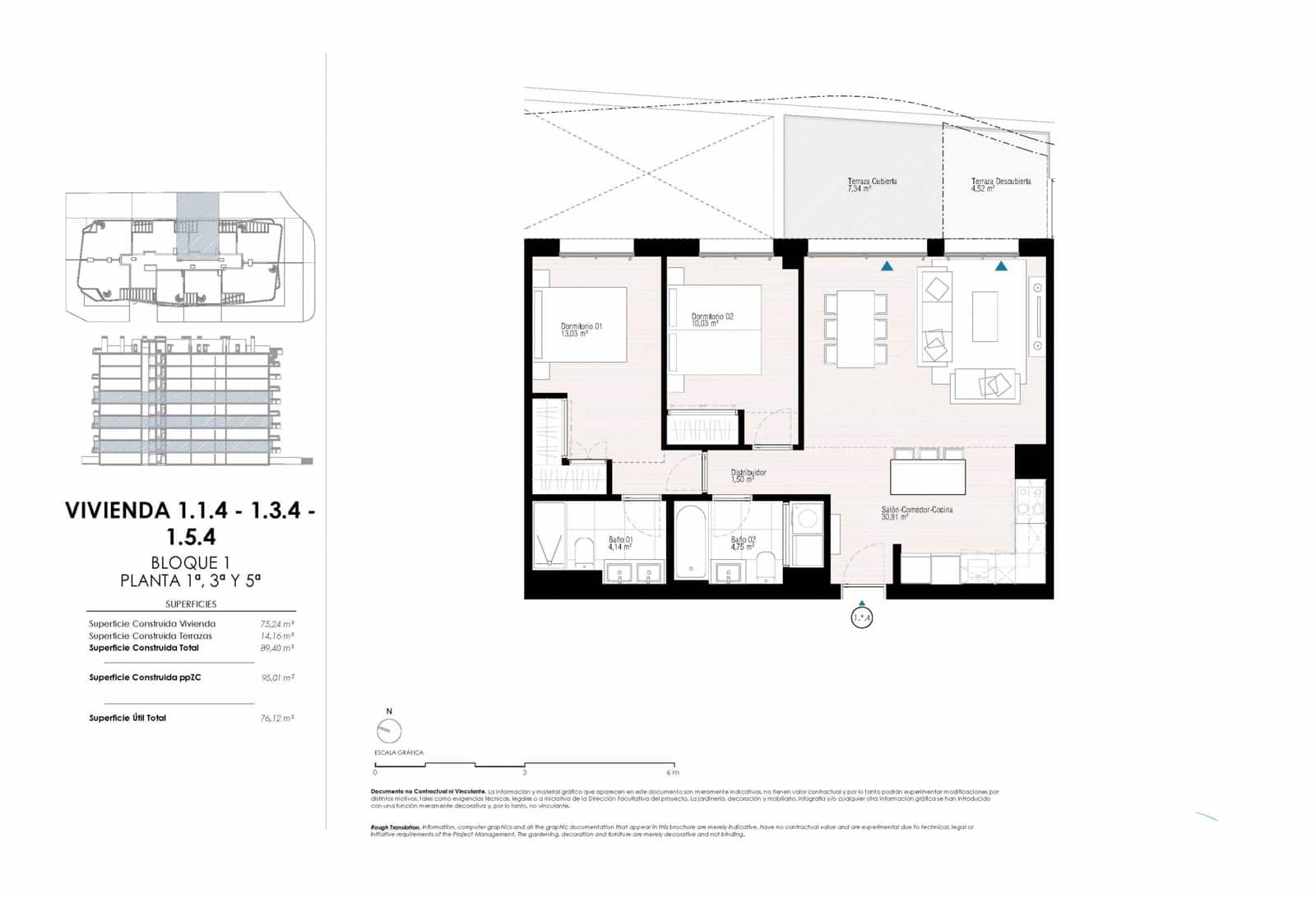 2 chambre Appartement à vendre à La Villajoyosa / Vila Joiosa avec piscine - 376 000 € (Ref: 9783580)
