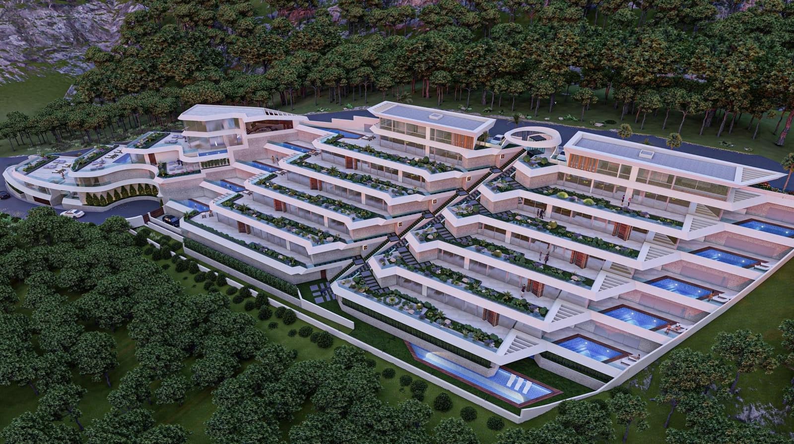 3 chambre Penthouse à vendre à Calpe / Calp avec piscine - 2 150 000 € (Ref: 9783583)