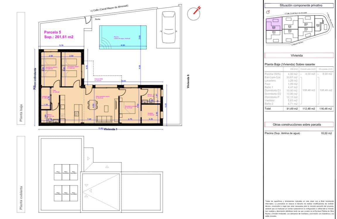 3 Zimmer Villa zu verkaufen in Daya Nueva - 388.000 € (Ref: 9899146)
