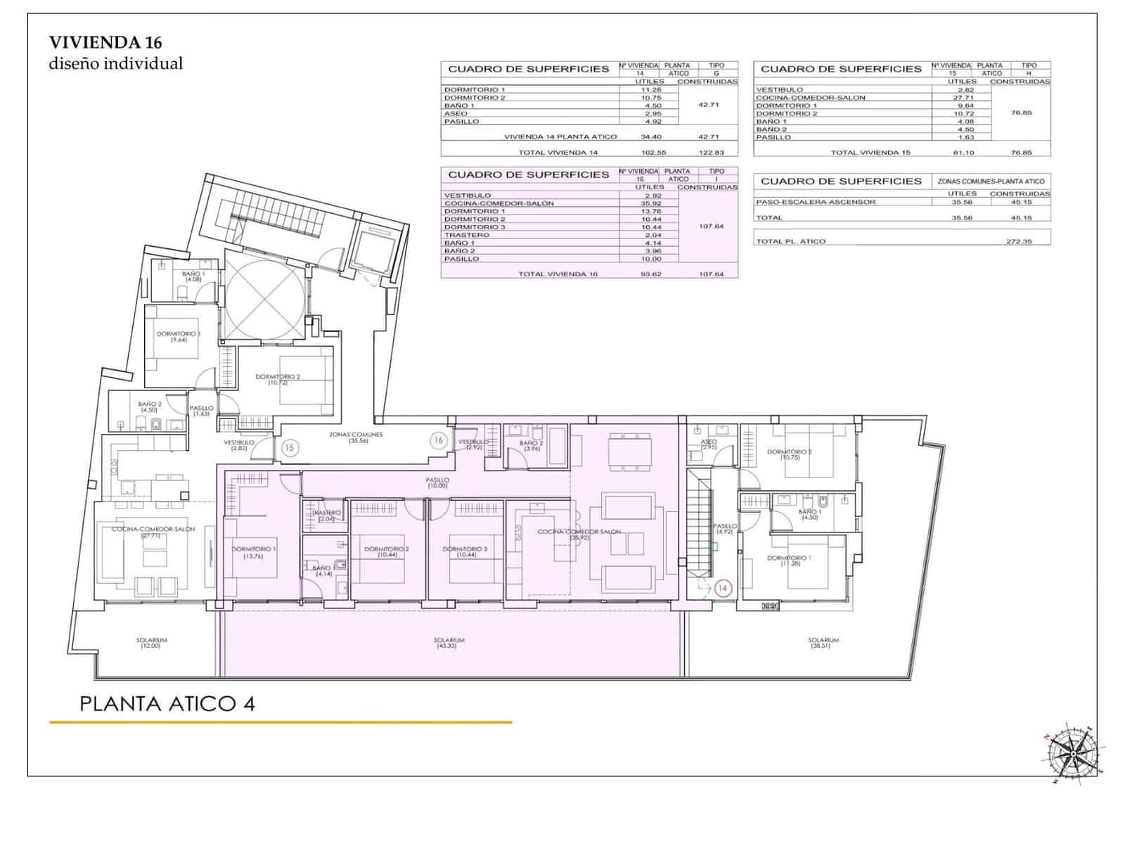 3 Zimmer Penthouse zu verkaufen in Torrevieja - 495.000 € (Ref: 9899147)