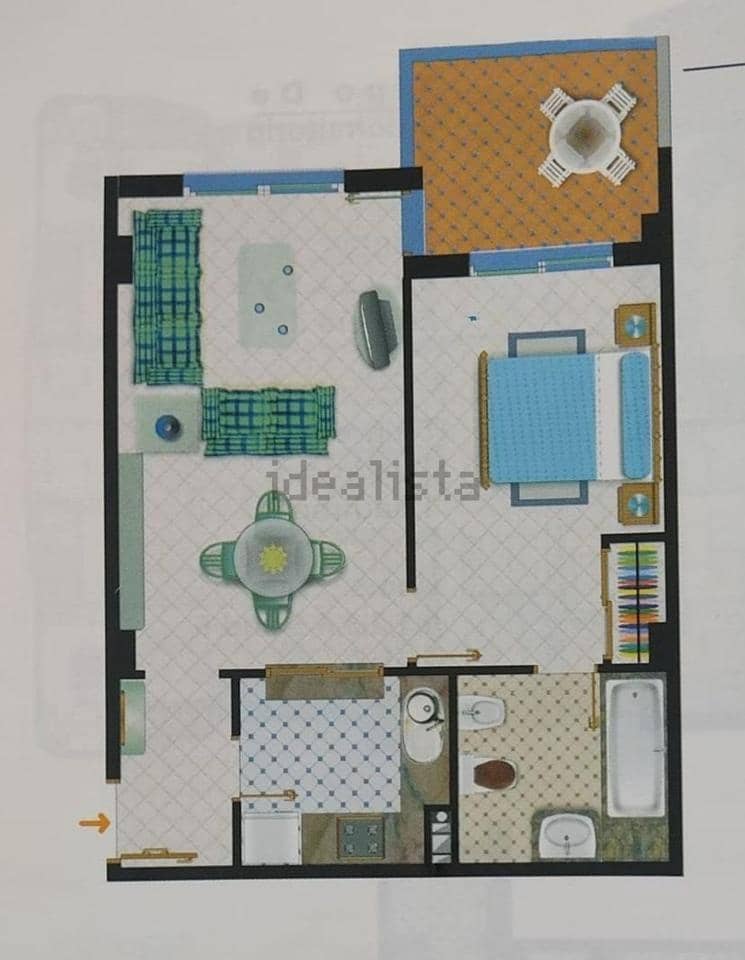 1 makuuhuone Asunto myytävänä paikassa Marbella mukana uima-altaan 
autotalli - 390 000 € (Ref: 9805429)