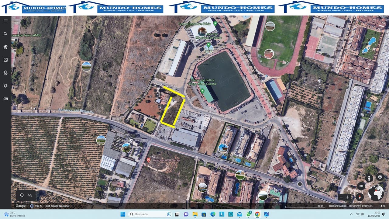 Byggegrund til salg i Denia - € 1.500.000 (Ref: 7932236)