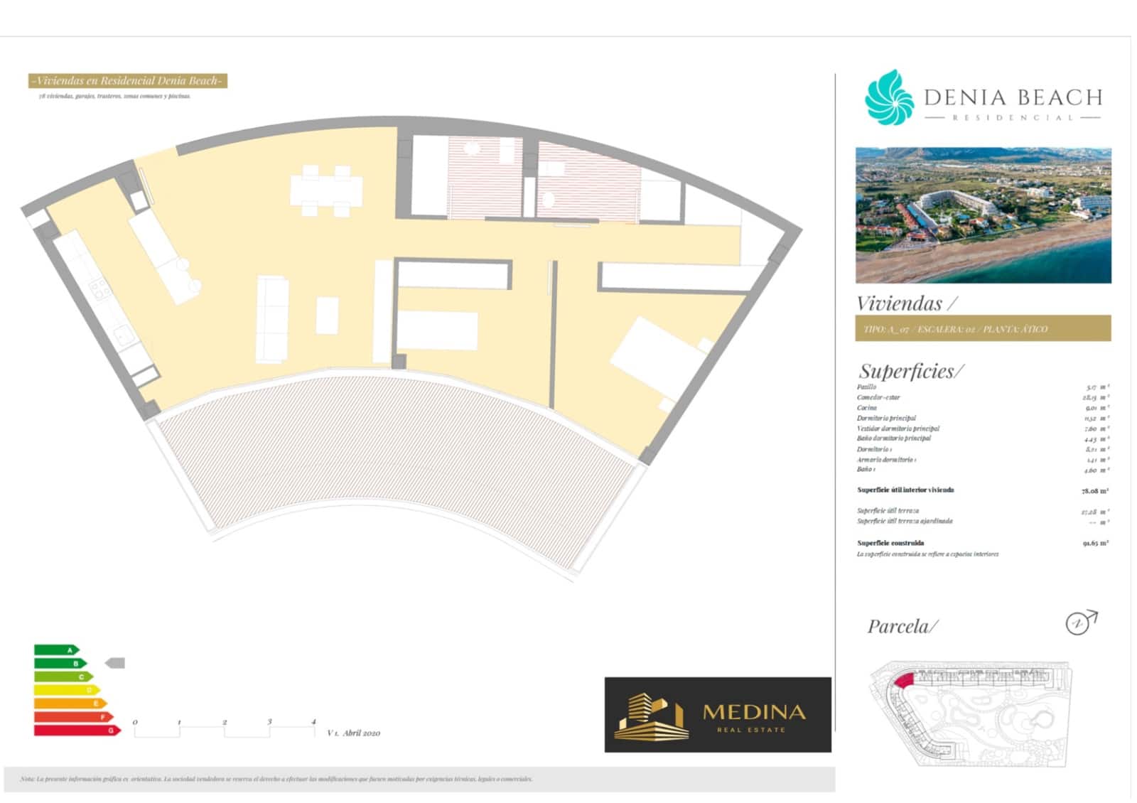 2 soveværelse Penthouse til salg i Denia med swimmingpool garage - € 500.000 (Ref: 9162910)