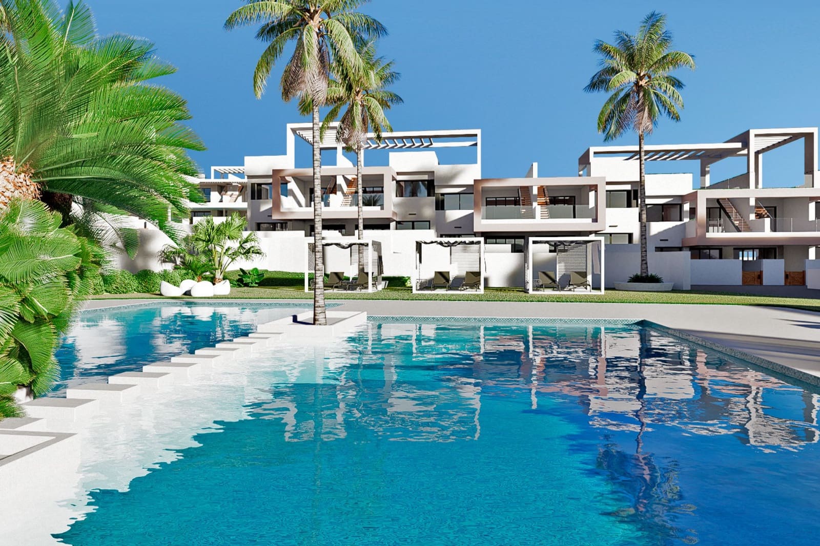 3 chambre Bungalow à vendre à Finestrat avec piscine - 399 000 € (Ref: 8311567)
