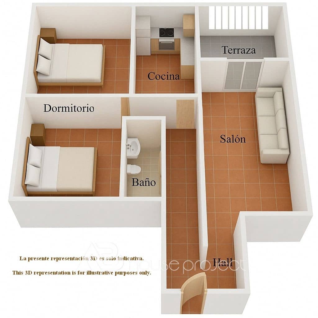 2 soveværelse Lejlighed til salg i Adeje med garage - € 269.000 (Ref: 9357381)