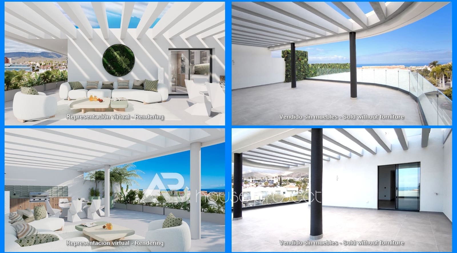 3 quarto Penthouse para venda em Adeje com piscina garagem - 1 295 000 € (Ref: 9357384)