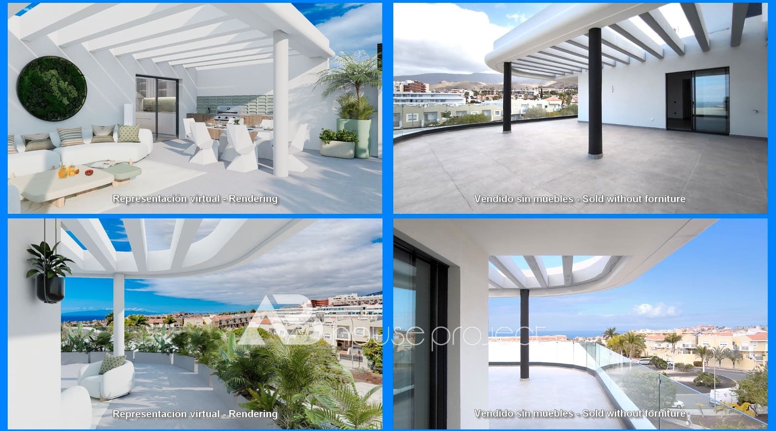 3 quarto Penthouse para venda em Adeje com piscina garagem - 1 295 000 € (Ref: 9357384)