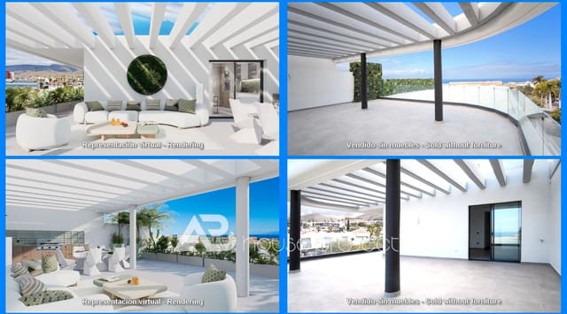3 quarto Penthouse para venda em Playa de Fañabé Alto, Adeje com piscina garagem - 1 295 000 € (Ref: 9357384)