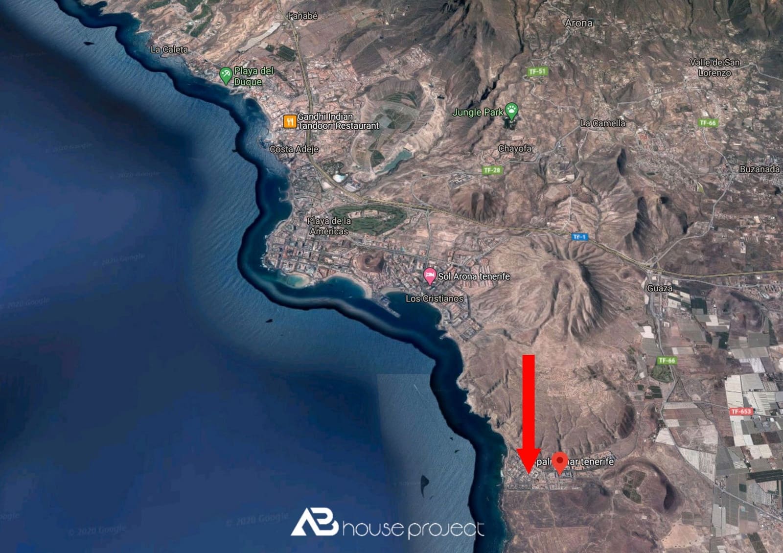 1 makuuhuone Asunto myytävänä paikassa Arona mukana uima-altaan - 260 000 € (Ref: 9357398)