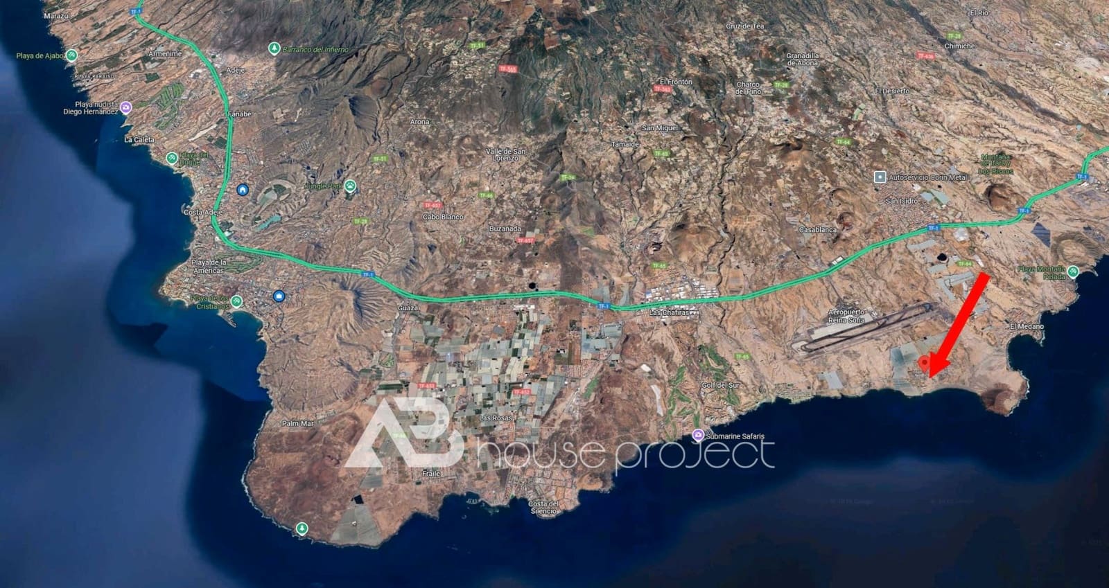 1 soveværelse Lejlighed til salg i Granadilla de Abona med swimmingpool - € 335.000 (Ref: 9357399)