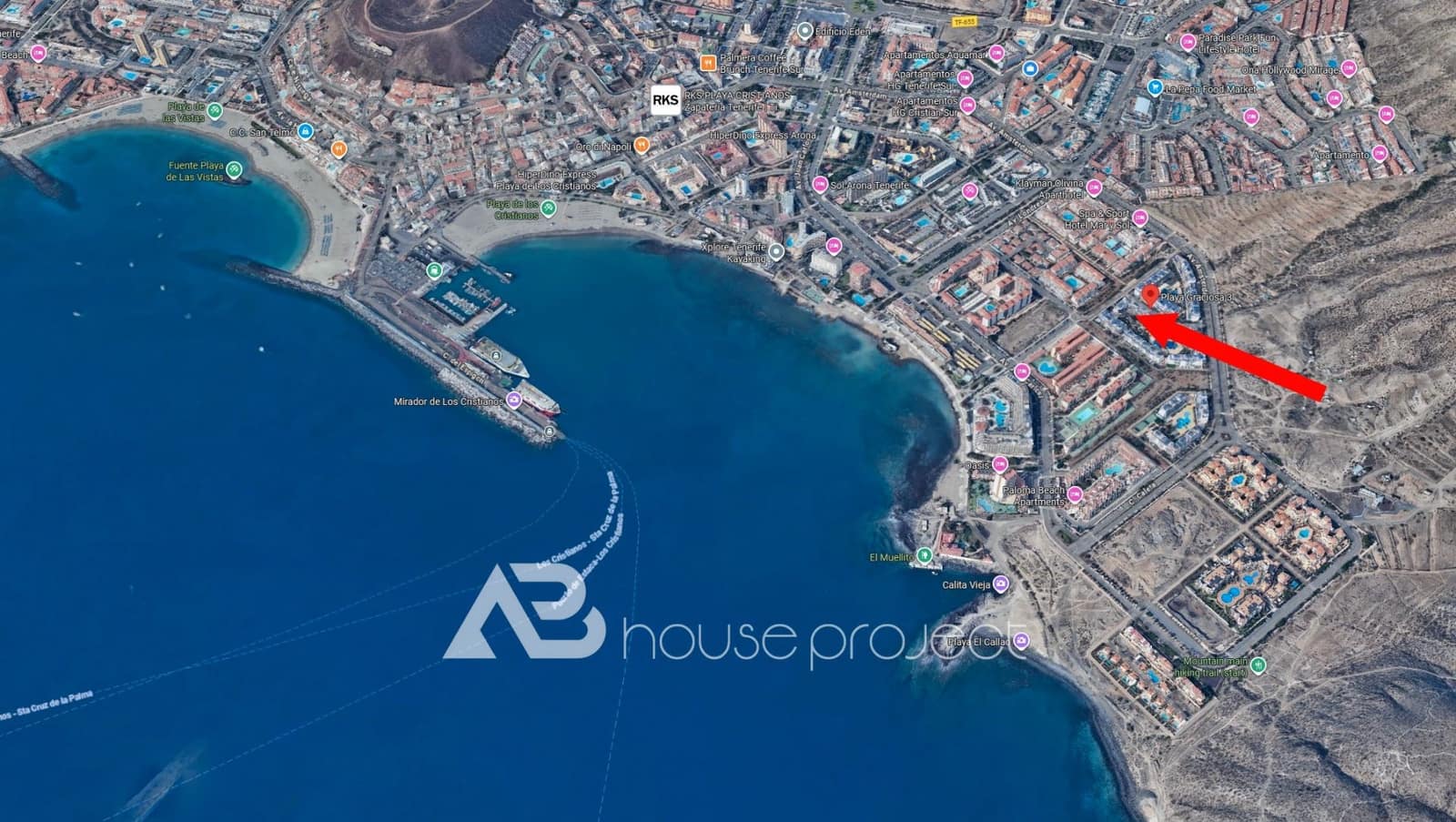 3 makuuhuone Asunto myytävänä paikassa Arona mukana uima-altaan 
autotalli - 665 000 € (Ref: 9447066)