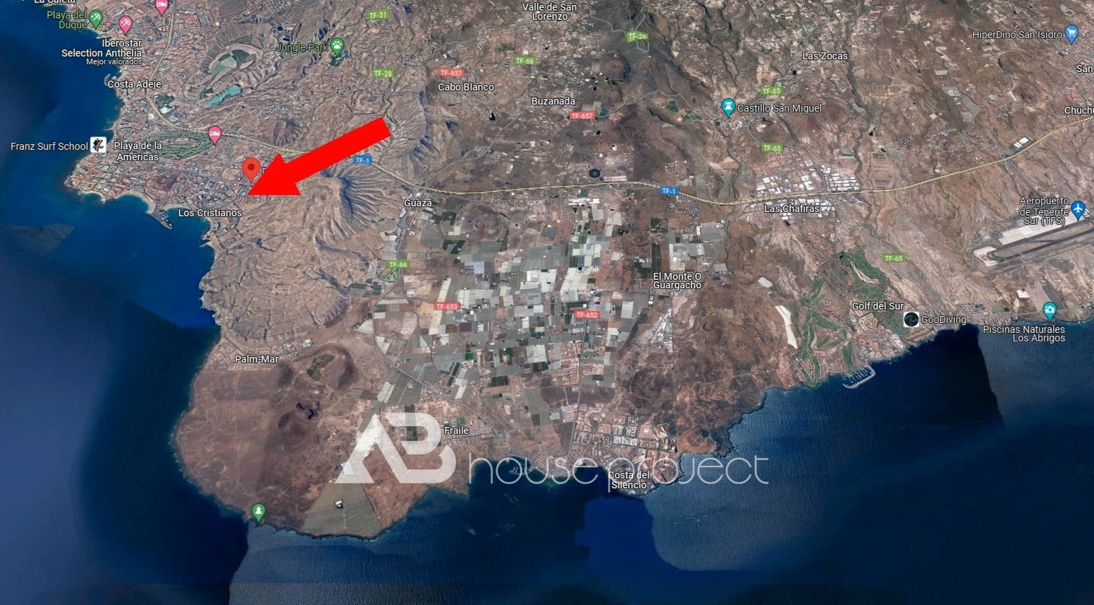 Piso de 1 habitación en Arona en venta con piscina - 320.000 € (Ref: 9500185)