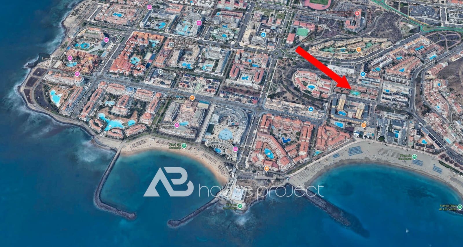 2 makuuhuone Asunto myytävänä paikassa Arona mukana uima-altaan - 490 000 € (Ref: 9688647)