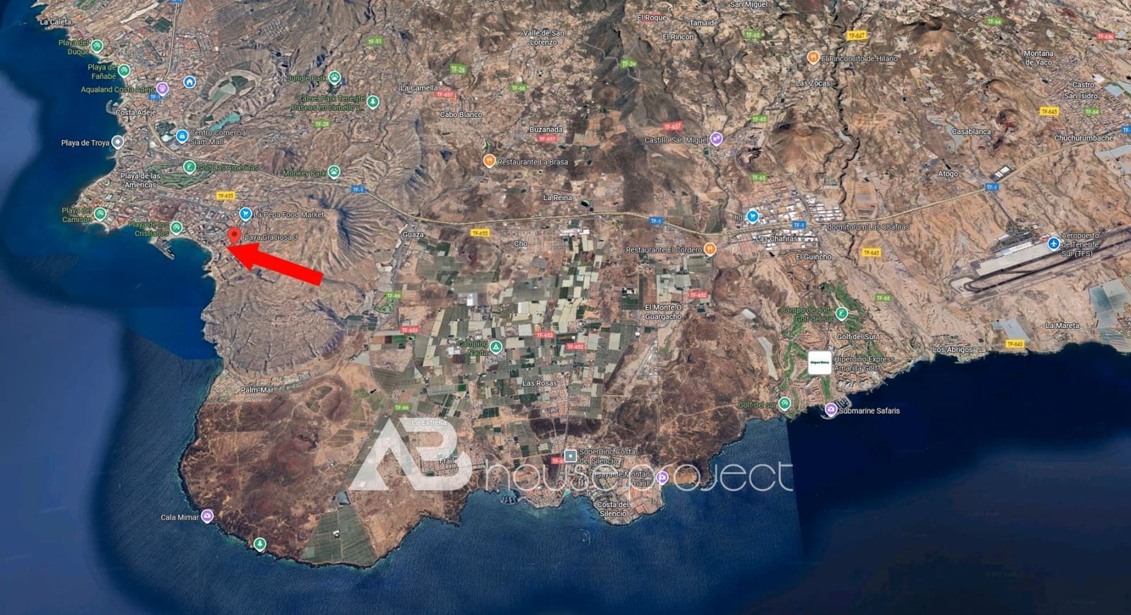 3 sypialnia Mieszkanie na sprzedaż w Arona z basenem garażem - 599 000 € (Ref: 9723895)