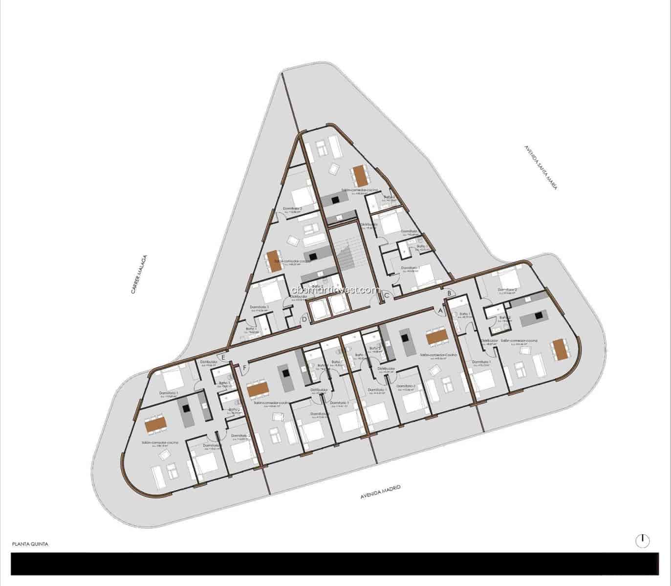 2 soveværelse Lejlighed til salg i Calpe / Calp med garage - € 336.755 (Ref: 9050716)
