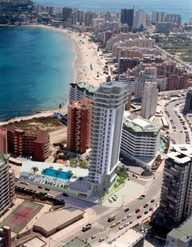 Apartamento de 1 habitación en Calpe / Calp en venta con piscina garaje - 315.000 € (Ref: 9300486)