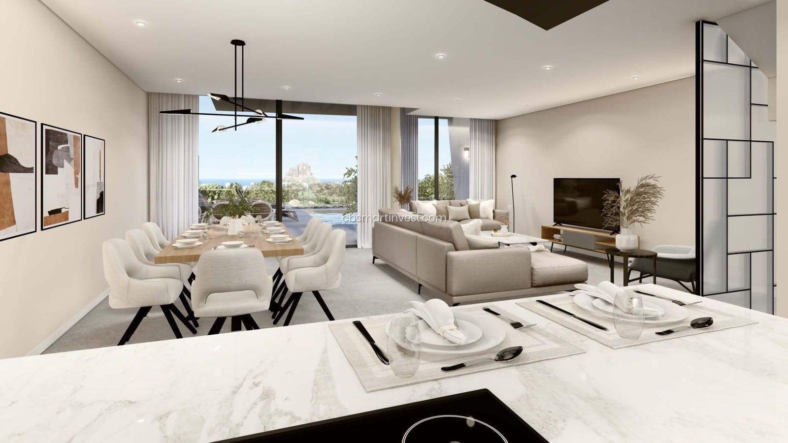 3 soveværelse Villa til salg i Calpe / Calp med swimmingpool garage - € 730.000 (Ref: 9426868)