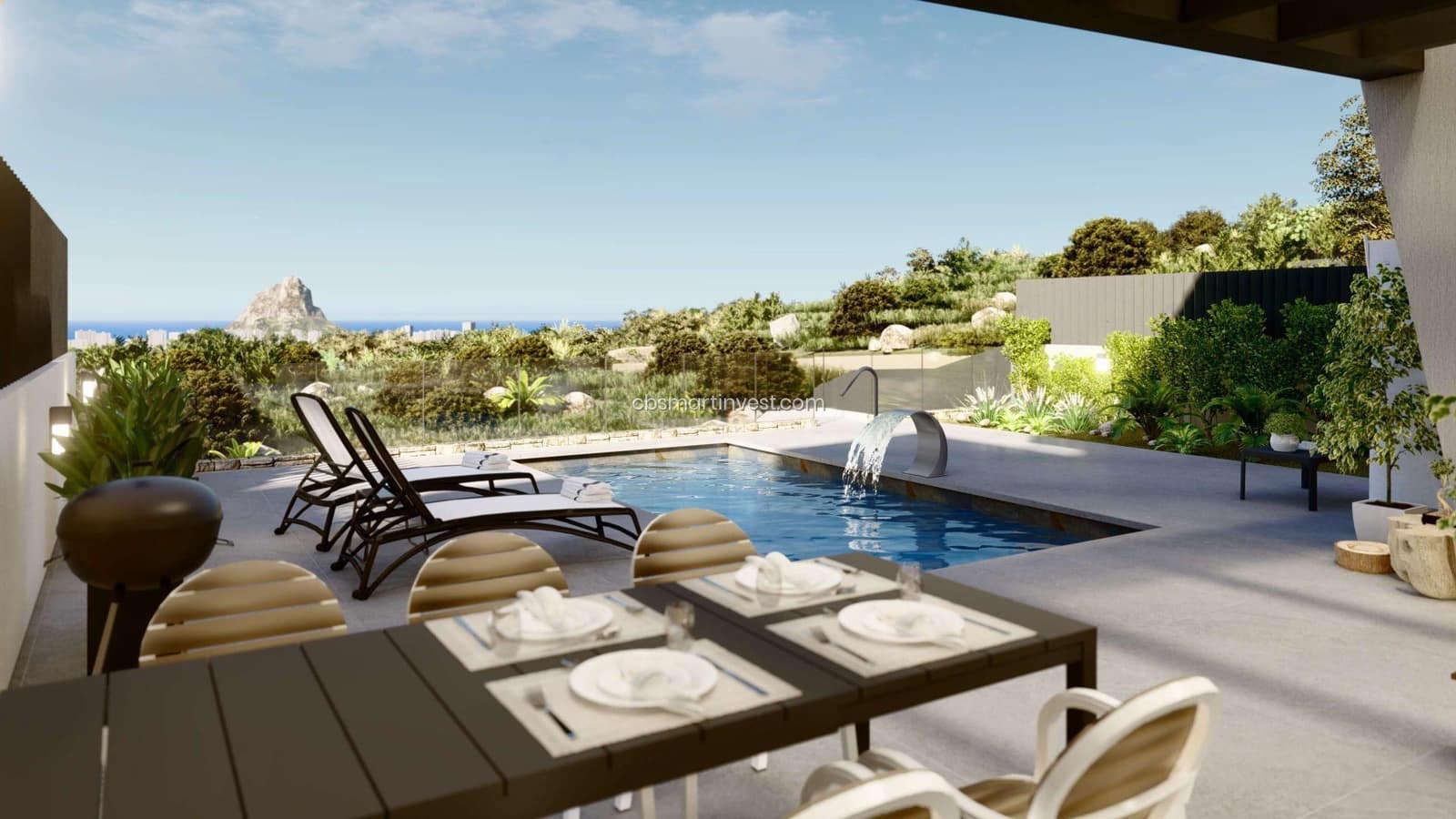 3 soveværelse Villa til salg i Calpe / Calp med swimmingpool garage - € 730.000 (Ref: 9426868)